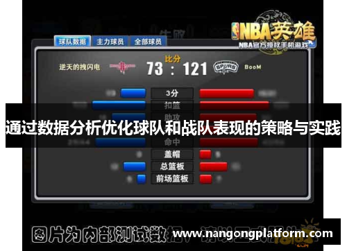 通过数据分析优化球队和战队表现的策略与实践